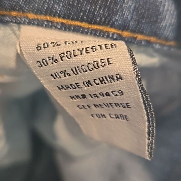 Ashley Mason Premium pearl front jeans size 13 - Picture 9 of 10